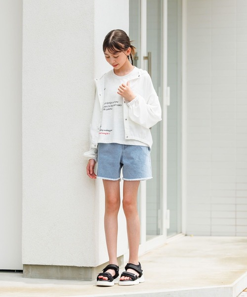 GLOBAL WORK（グローバルワーク）の「ズットパットパーカー/147419（マウンテンパーカー・キッズ・ベージュ/ブラック/オフホワイト/ブルー/チェック/ブルー系その他4・130cm/140cm/160cm/150cm）」の8枚目の写真