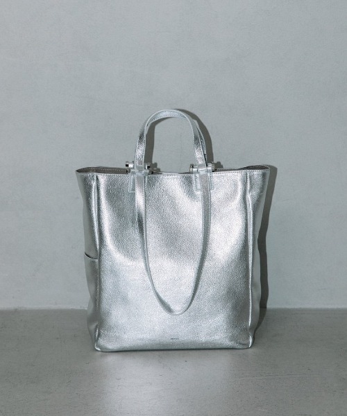 新品★ BEAURE/カウレザー ダブルハンドル A4 トート Beau're トートバッグ BEAURE ヴュレ カウレザー ダブルハンドル