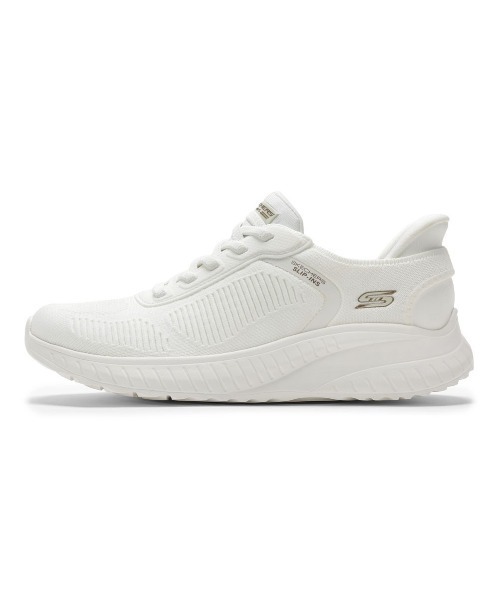 SKECHERS(スケッチャーズ)の「【SKECHERS】 BOBS SQUAD CHAOS - CUR(スニーカー・レディース・オフホワイト/ブラック・23.0cm/23.5cm/24.0cm/24.5cm/25.0cm/22.5cm)」の5枚目の写真