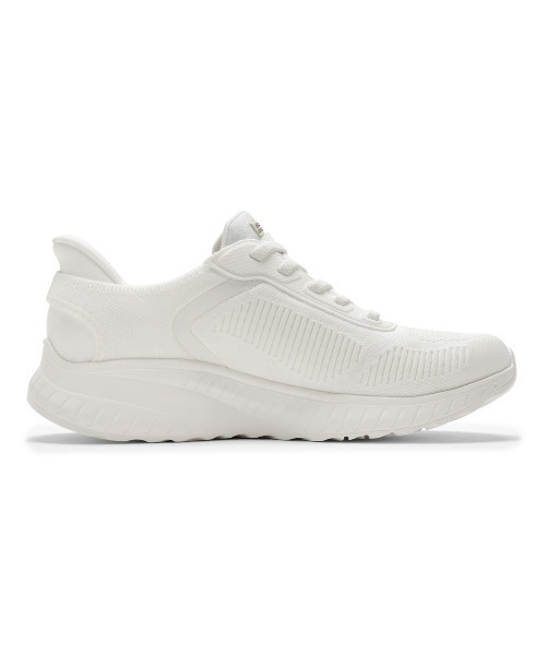 SKECHERS(スケッチャーズ)の「【SKECHERS】 BOBS SQUAD CHAOS - CUR(スニーカー・レディース・オフホワイト/ブラック・23.0cm/23.5cm/24.0cm/24.5cm/25.0cm/22.5cm)」の7枚目の写真