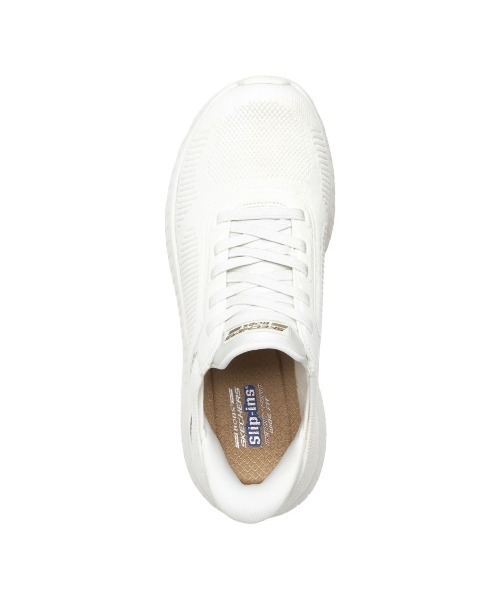SKECHERS(スケッチャーズ)の「【SKECHERS】 BOBS SQUAD CHAOS - CUR(スニーカー・レディース・オフホワイト/ブラック・23.0cm/23.5cm/24.0cm/24.5cm/25.0cm/22.5cm)」の9枚目の写真