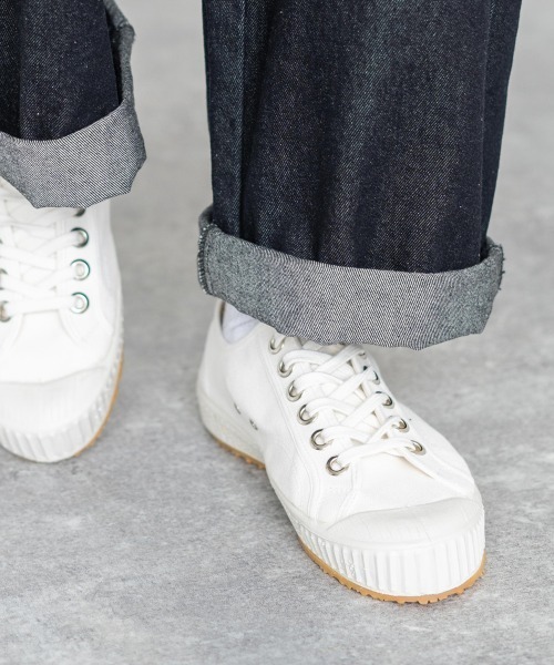 INN-STANT（インスタント）の「INN-STANT インスタント キャンバスレースアップスニーカー（スニーカー・メンズ・インディゴブルー/ホワイト・42/40）」の3枚目の写真