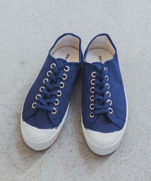 INN-STANT（インスタント）の「INN-STANT インスタント キャンバスレースアップスニーカー（スニーカー・メンズ・インディゴブルー/ホワイト・42/40）」の9枚目の写真