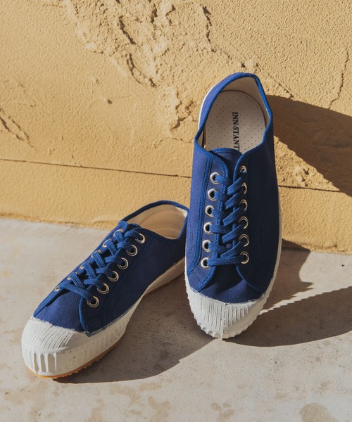 INN-STANT（インスタント）の「INN-STANT インスタント キャンバスレースアップスニーカー（スニーカー・メンズ・インディゴブルー/ホワイト・42/40）」の10枚目の写真