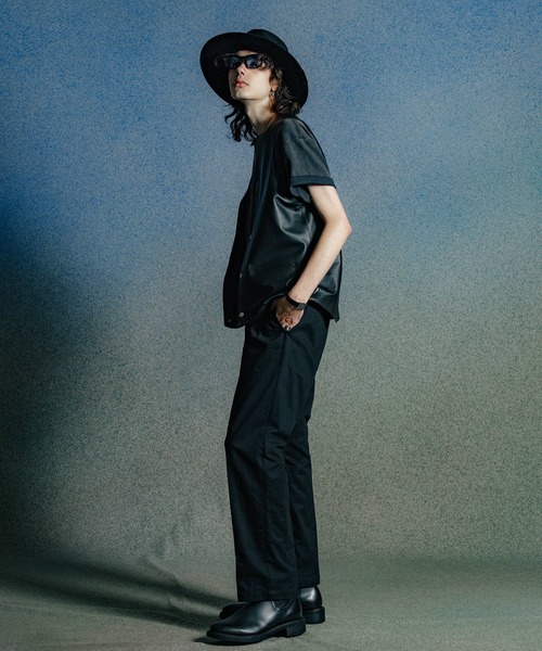 CRIMIE（クライミー）の「SPANISH LAMB LEATHER VEST（ベスト・メンズ・ブラック・M/L/XL/XXL/S）」の6枚目の写真