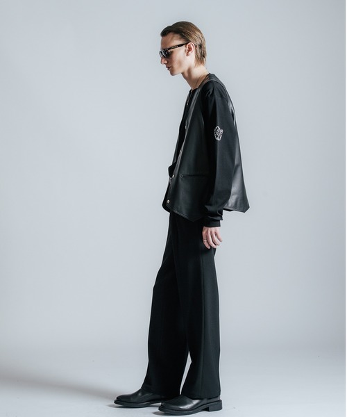 CRIMIE（クライミー）の「SPANISH LAMB LEATHER VEST（ベスト・メンズ・ブラック・M/L/XL/XXL/S）」の13枚目の写真