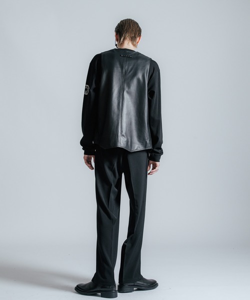CRIMIE（クライミー）の「SPANISH LAMB LEATHER VEST（ベスト・メンズ・ブラック・M/L/XL/XXL/S）」の14枚目の写真