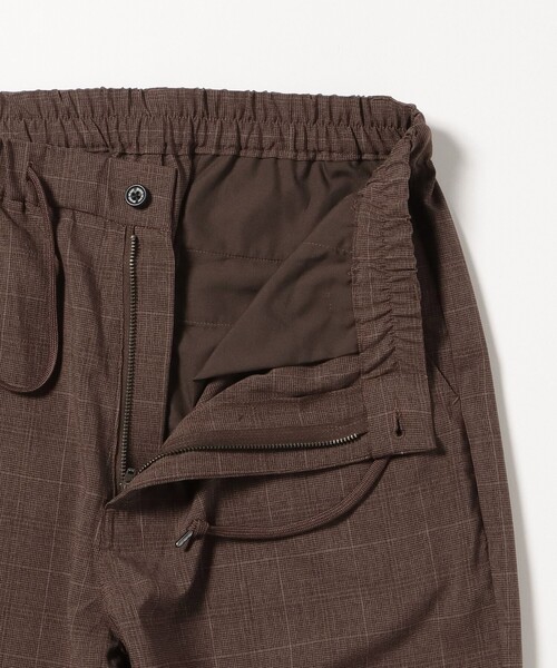 BEAMS HEART（ビームスハート）の「COOLMAX アンクル チェック ワイドイージー パンツ【吸水速乾・接触冷感】（その他パンツ・メンズ・ネイビー/ブラウン・LARGE/SMALL/MEDIUM）」の14枚目の写真