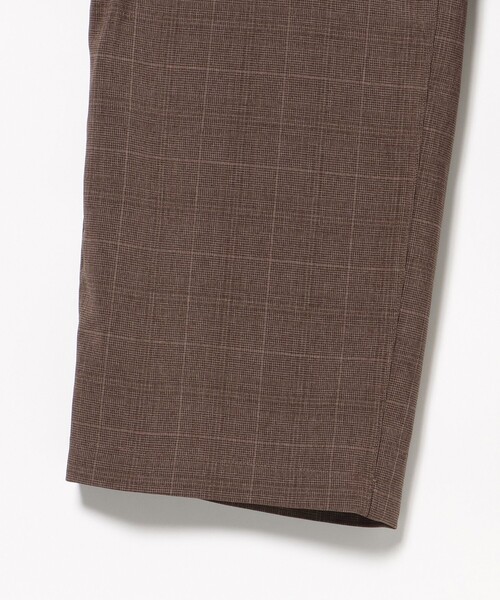 BEAMS HEART（ビームスハート）の「COOLMAX アンクル チェック ワイドイージー パンツ【吸水速乾・接触冷感】（その他パンツ・メンズ・ネイビー/ブラウン・LARGE/SMALL/MEDIUM）」の15枚目の写真