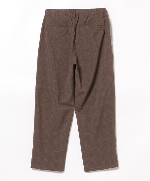 BEAMS HEART（ビームスハート）の「COOLMAX アンクル チェック ワイドイージー パンツ【吸水速乾・接触冷感】（その他パンツ・メンズ・ネイビー/ブラウン・LARGE/SMALL/MEDIUM）」の16枚目の写真