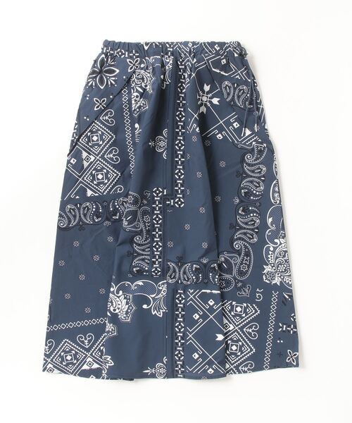 WILD THINGS（ワイルドシングス）の「WILD THINGS/ワイルドシングス　プリントラックススカート　PRINT LAX SKIRT（スカート・レディース・ネイビー/グレー・M）」の20枚目の写真