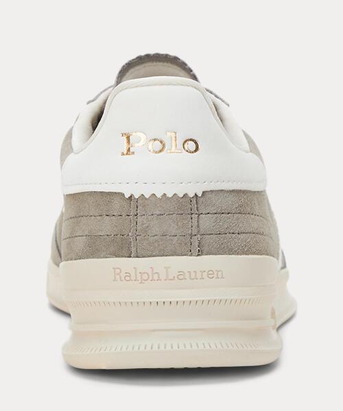 【Ralph Lauren】スエード＆レザーのプレミアム感漂うスニーカー POLO RALPH LAUREN ポロラルフローレン メンズスニーカー