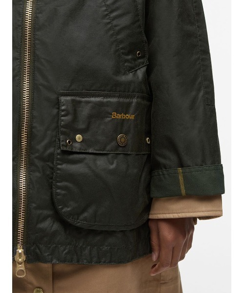 Barbour(バブアー)の「Raelynn ワックス ジャケット(ブルゾン・レディース・オリーブ/ブラック・8)」の7枚目の写真