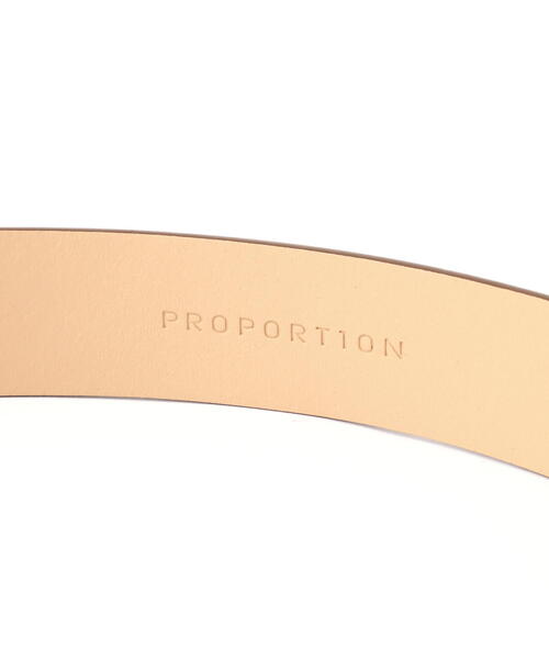 EDIT COLOGNE（エディットコロン）の「ニュアンスバックルミドルベルト（ベルト・レディース・ベージュ系その他/ブラウン/ブラック・ﾌﾘ-）」の8枚目の写真