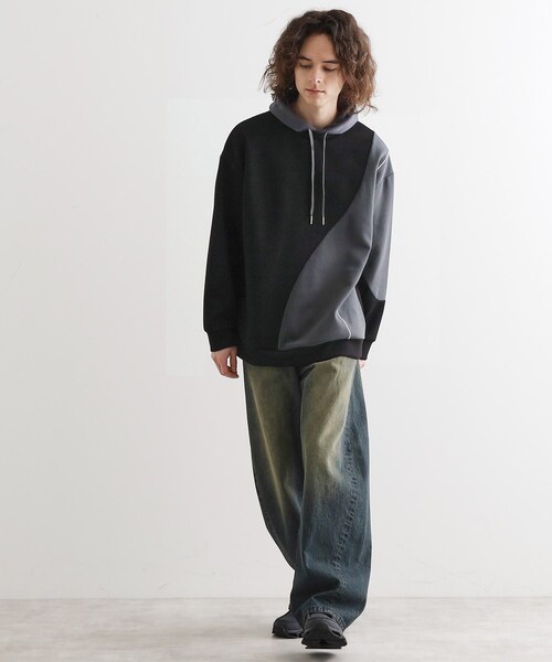 tk.TAKEO KIKUCHI（ティーケータケオキクチ）の「カーブスイッチパーカ（パーカー・メンズ・ブラック系4/ホワイト系5/ベージュ系その他7・03/02/01）」の17枚目の写真