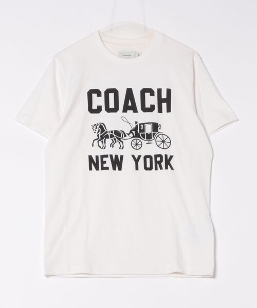 COACH（コーチ）の「ホース アンド キャリッジ Tシャツ（Tシャツ/カットソー・メンズ・ホワイト系その他・LARGE/MEDIUM/SMALL/X-LARGE/X-SMALL）」の6枚目の写真