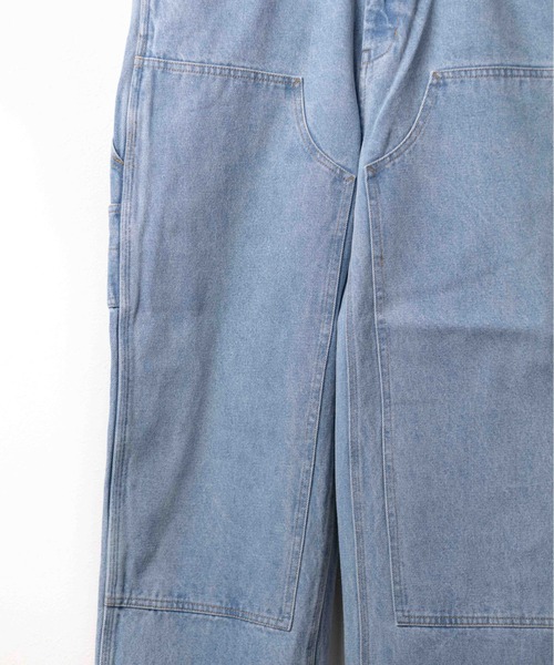 UNIVERSAL OVERALL(ユニバーサルオーバーオール)の「『UNIVERSAL OVERALL』DENIM PAINTER PANTS(デニムパンツ・メンズ・ブラック/ブルー・MEDIUM/X-LARGE/LARGE)」の17枚目の写真