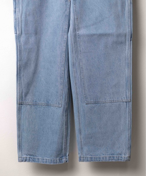 UNIVERSAL OVERALL(ユニバーサルオーバーオール)の「『UNIVERSAL OVERALL』DENIM PAINTER PANTS(デニムパンツ・メンズ・ブラック/ブルー・MEDIUM/X-LARGE/LARGE)」の18枚目の写真