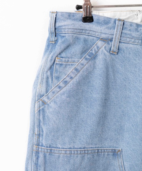 UNIVERSAL OVERALL(ユニバーサルオーバーオール)の「『UNIVERSAL OVERALL』DENIM PAINTER PANTS(デニムパンツ・メンズ・ブラック/ブルー・MEDIUM/X-LARGE/LARGE)」の19枚目の写真