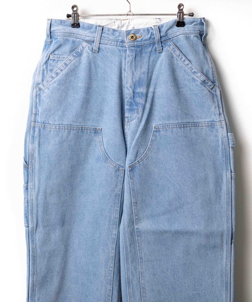 UNIVERSAL OVERALL(ユニバーサルオーバーオール)の「『UNIVERSAL OVERALL』DENIM PAINTER PANTS(デニムパンツ・メンズ・ブラック/ブルー・MEDIUM/X-LARGE/LARGE)」の16枚目の写真