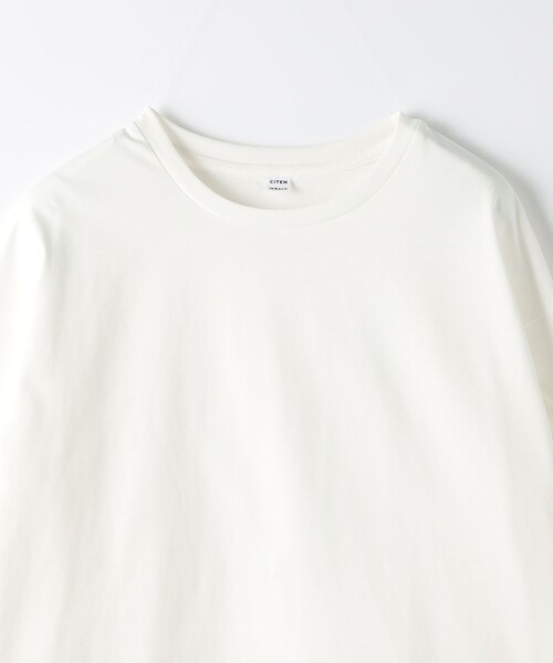 CITEN(シテン)の「<CITEN>ソデシャーリングロンT ホワイト(Tシャツ/カットソー・レディース・ホワイト・FREE)」の7枚目の写真
