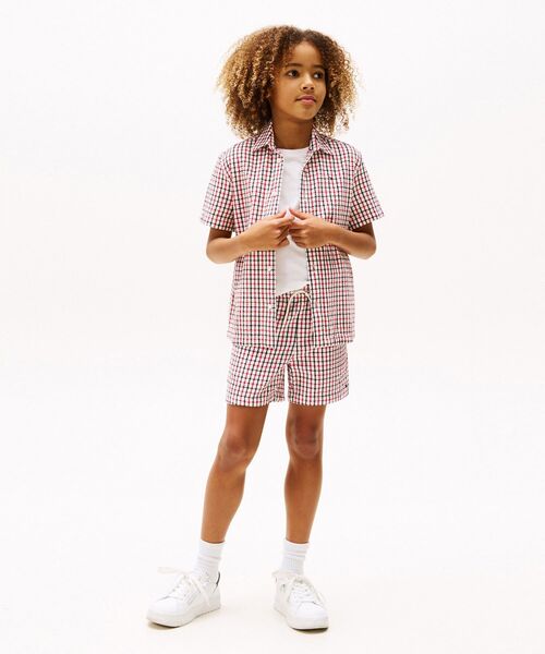 TOMMY HILFIGER（トミーヒルフィガー）の「BOYS シアサッカーショートパンツ（その他パンツ・キッズ・マルチ・130cm/140cm/150cm/160cm）」の3枚目の写真