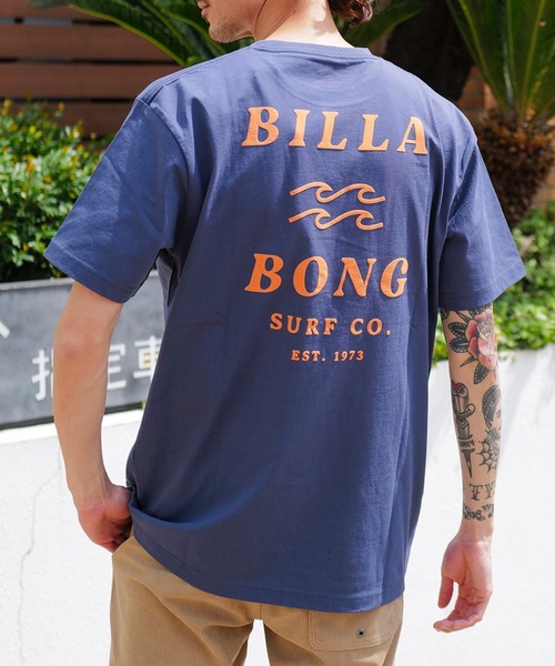 BILLABONG（ビラボン）の「BILLABONG メンズ ONE TIME Tシャツ 【2025年春夏モデル】/ビラボンバックプリントクルーネック半袖Tシャツ（Tシャツ/カットソー・メンズ・ホワイト/グリーン系その他/ネイビー/ホワイト系その他/クリーム/ブラック・X-LARGE/LARGE/MEDIUM/SMALL）」の6枚目の写真