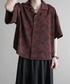 KUUUPY（クーピー）の「Cropped Print Open Collar Shirt - 短丈総柄オープンカラーシャツ（シャツ/ブラウス・MEDIUM）」