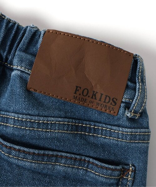 F.O.KIDS（エフオーキッズ）の「【ジュニア対応】ちょっとワイドなデニムパンツ（デニムパンツ・キッズ・サックスブルー/ブルー/ネイビー・80/90/100/110/120/130/140/150/160）」の11枚目の写真