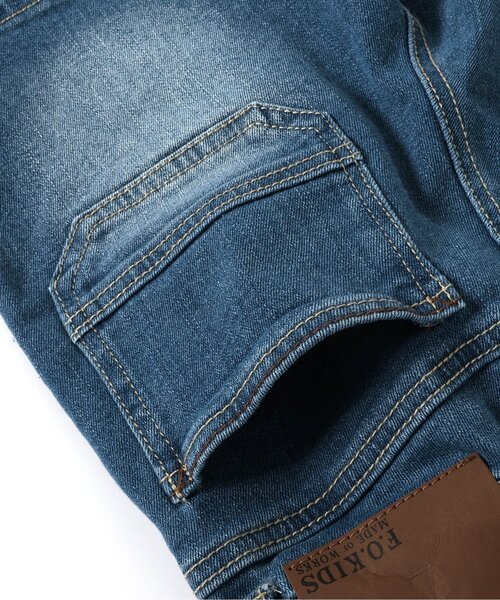 F.O.KIDS（エフオーキッズ）の「【ジュニア対応】ちょっとワイドなデニムパンツ（デニムパンツ・キッズ・サックスブルー/ブルー/ネイビー・80/90/100/110/120/130/140/150/160）」の12枚目の写真