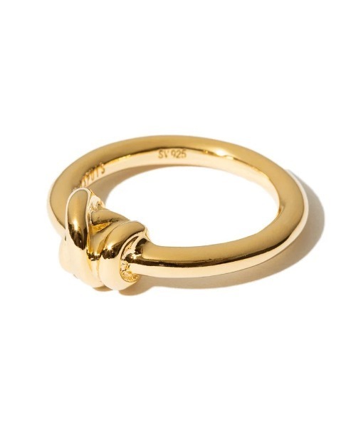 LAPUIS(ラピュイ)の「LAPUIS Coil ring(ラピュイ コイル リング)(リング・メンズ・シルバー/ゴールド・11号/9号)」の2枚目の写真