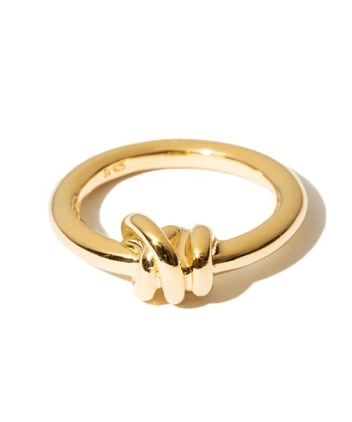 LAPUIS(ラピュイ)の「LAPUIS Coil ring(ラピュイ コイル リング)(リング・メンズ・シルバー/ゴールド・11号/9号)」の4枚目の写真