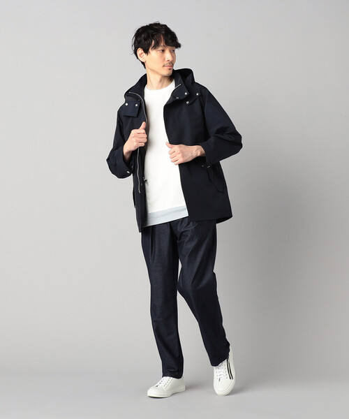 COMME CA MEN(コムサメン)の「コットンナイロンクロス マウンテンパーカ(ブルゾン・メンズ・ネイビー・M/L)」の4枚目の写真