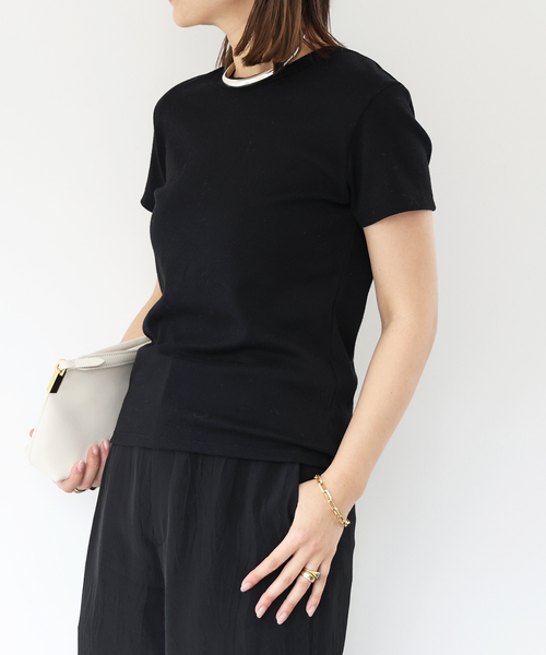 Deuxieme Classe(ドゥーズィエムクラス)の「* Comfort Tシャツ(Tシャツ/カットソー・レディース・ホワイト/ネイビー/ブラック・FREE)」の8枚目の写真