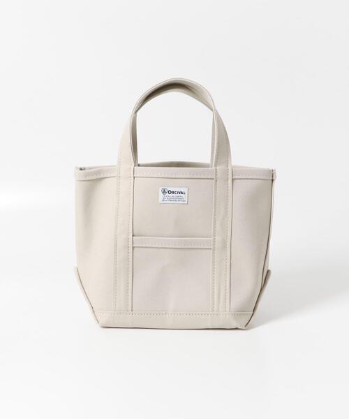 ORCIVAL（オーシバル）の「ORCIVAL　TOTE BAG SMALL（トートバッグ・レディース・ベージュ/チャコールグレー/ブルー系その他/グレー系その他/ピンク系その他・ONE）」の4枚目の写真