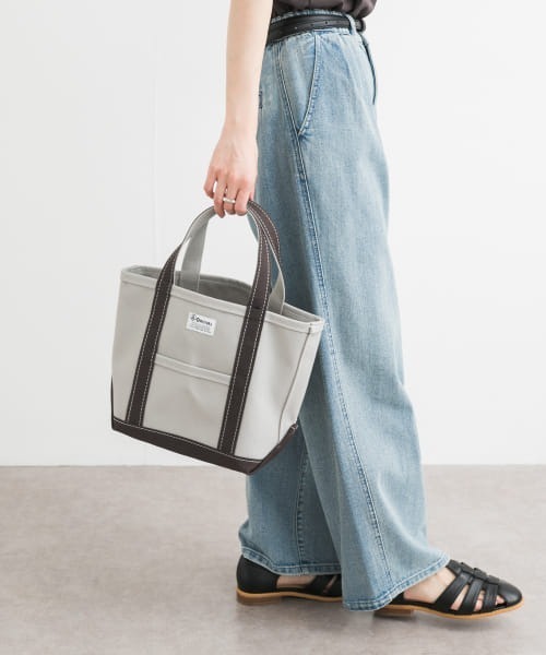 ORCIVAL（オーシバル）の「ORCIVAL　TOTE BAG SMALL（トートバッグ・レディース・ベージュ/チャコールグレー/ブルー系その他/グレー系その他/ピンク系その他・ONE）」の7枚目の写真