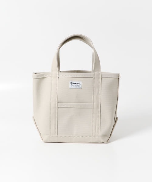 ORCIVAL（オーシバル）の「ORCIVAL　TOTE BAG SMALL（トートバッグ・レディース・ベージュ/チャコールグレー/ブルー系その他/グレー系その他/ピンク系その他・ONE）」の12枚目の写真