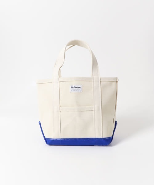 ORCIVAL（オーシバル）の「ORCIVAL　TOTE BAG SMALL（トートバッグ・レディース・ベージュ/チャコールグレー/ブルー系その他/グレー系その他/ピンク系その他・ONE）」の16枚目の写真