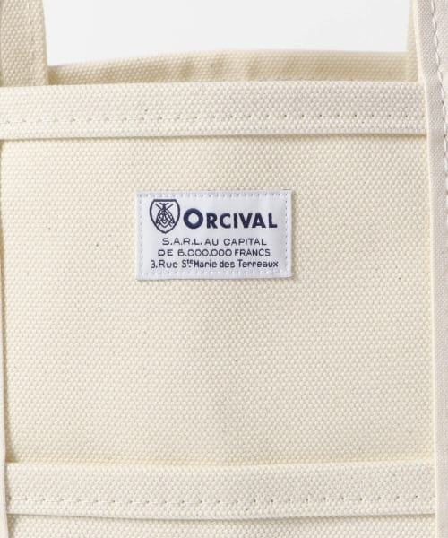ORCIVAL（オーシバル）の「ORCIVAL　TOTE BAG SMALL（トートバッグ・レディース・ベージュ/チャコールグレー/ブルー系その他/グレー系その他/ピンク系その他・ONE）」の20枚目の写真