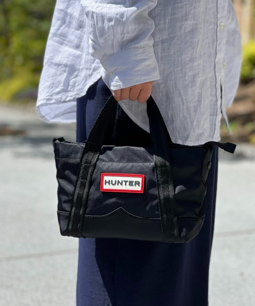 HUNTER】 NYLON MINI TOPCLIP TOTE ナイロンミニトップクリップ