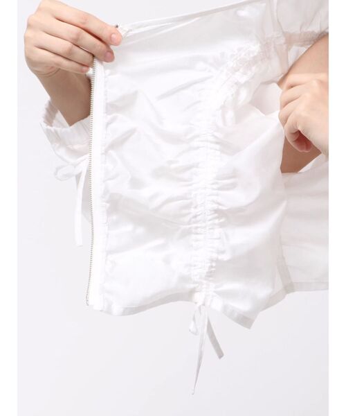 MERCURYDUO（マーキュリーデュオ）の「シアードロストブルゾン（ブルゾン・レディース・ブラック/ミント/オフホワイト・FREE）」の9枚目の写真