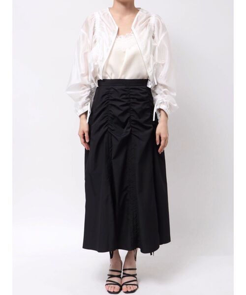 MERCURYDUO（マーキュリーデュオ）の「シアードロストブルゾン（ブルゾン・レディース・ブラック/ミント/オフホワイト・FREE）」の13枚目の写真