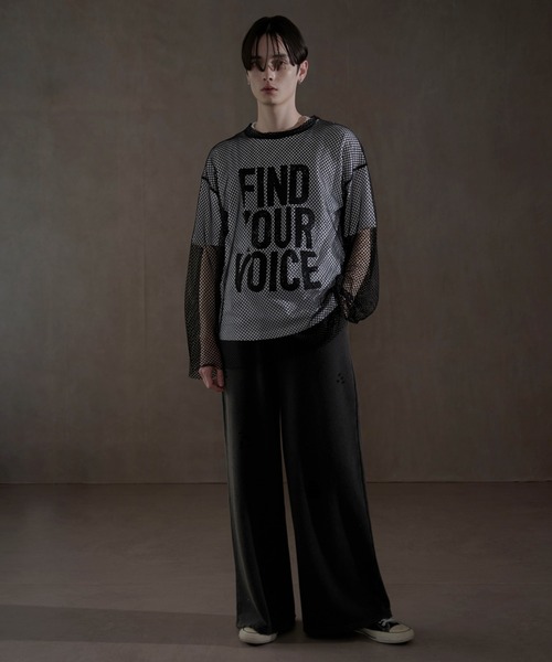 LUCY（ルーシー）の「LUCY/メッシュルーズT（Tシャツ/カットソー・メンズ・ブラック・LARGE/MEDIUM）」の7枚目の写真