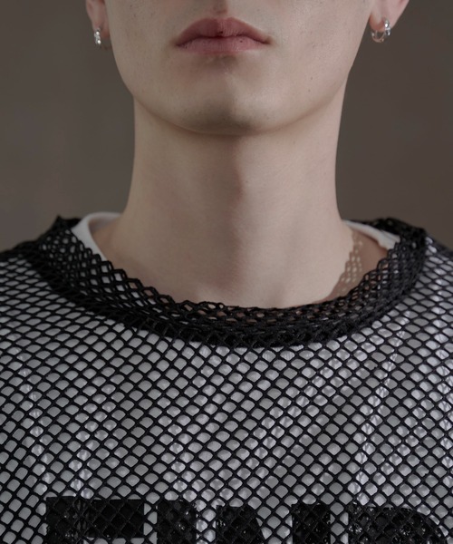 LUCY（ルーシー）の「LUCY/メッシュルーズT（Tシャツ/カットソー・メンズ・ブラック・LARGE/MEDIUM）」の8枚目の写真