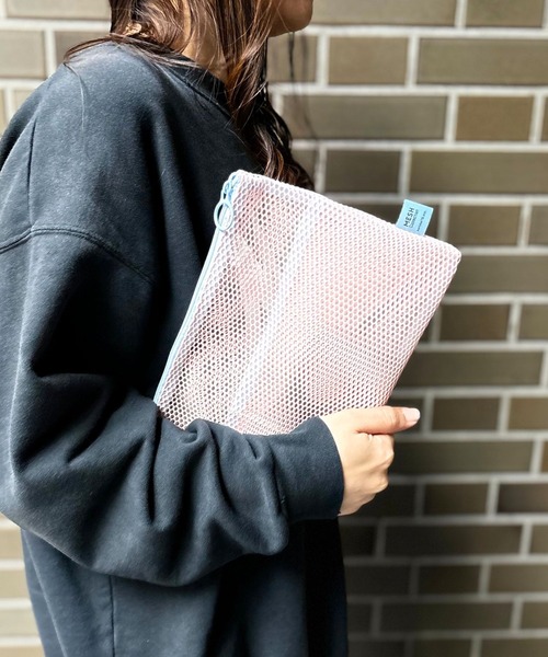 メッシュコレクション フラットポーチ A5（ポーチ）｜MARK'S