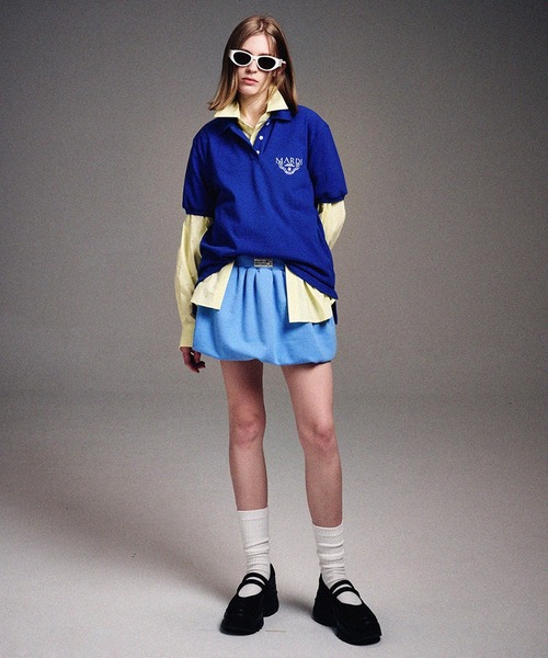 ポロシャツ ポロ OVERSIZED SHIRT PIQUET ALUMNI CLASSIQUE レディース OVERSIZED SHIRT PIQUET ALUMNI CLASSIQUE（ポロシャツ）｜Mardi