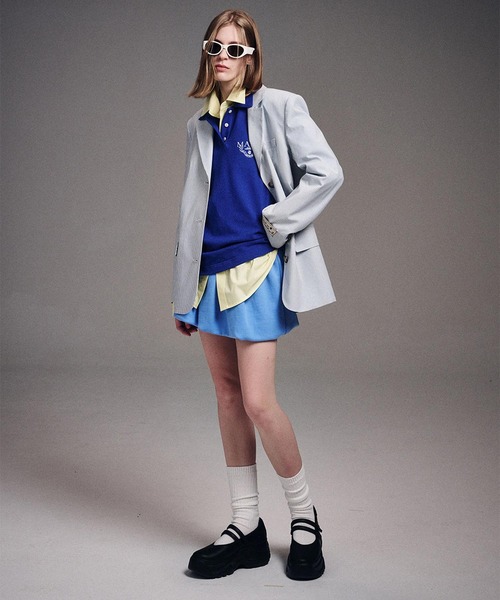 OVERSIZED SHIRT PIQUET ALUMNI CLASSIQUE（ポロシャツ）｜Mardi