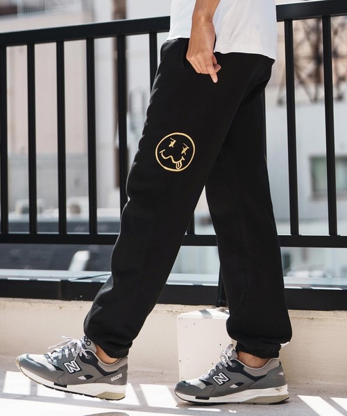 seventy seven(セブンティセブン)の「mp13507-middle onz sweat pants (77arch) スウェットパンツ(スウェットパンツ・メンズ・ネイビー/ブラック×ホワイト/ブラック×ゴールド・S/M/L/XL)」の3枚目の写真