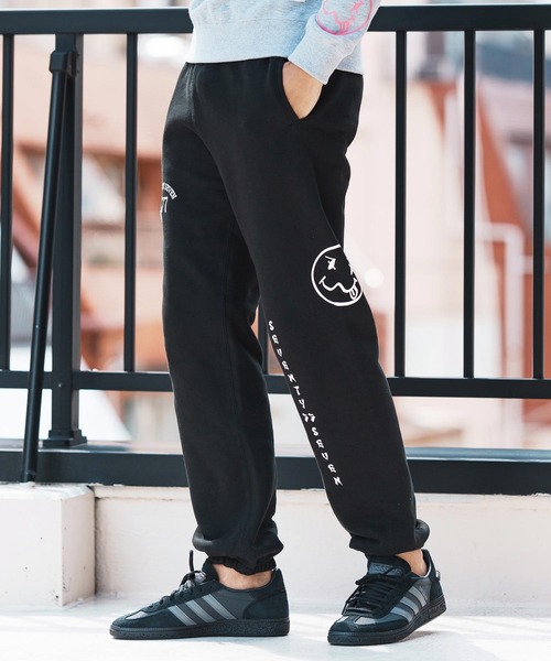 seventy seven(セブンティセブン)の「mp13507-middle onz sweat pants (77arch) スウェットパンツ(スウェットパンツ・メンズ・ネイビー/ブラック×ホワイト/ブラック×ゴールド・S/M/L/XL)」の5枚目の写真