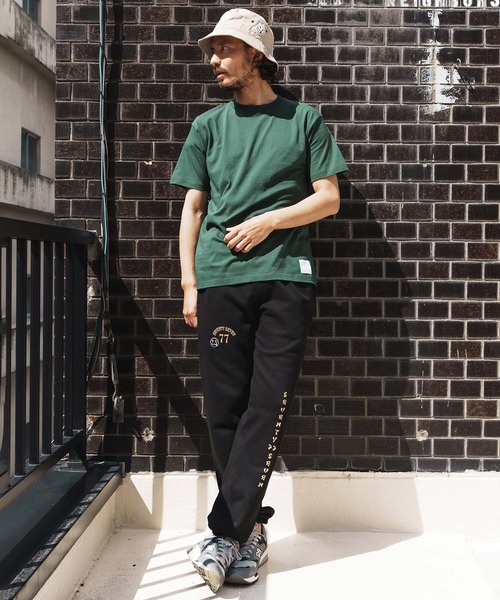 seventy seven(セブンティセブン)の「mp13507-middle onz sweat pants (77arch) スウェットパンツ(スウェットパンツ・メンズ・ネイビー/ブラック×ホワイト/ブラック×ゴールド・S/M/L/XL)」の14枚目の写真